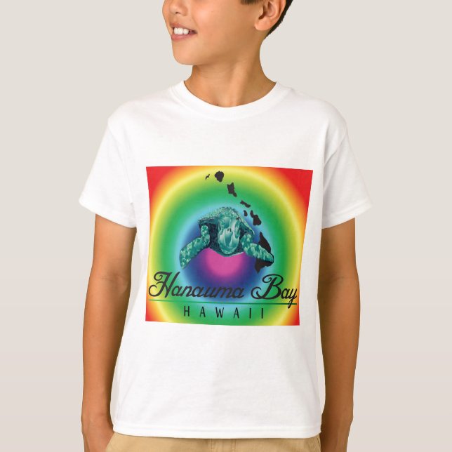 Camiseta Tartaruga da baía de Hanauma (Frente)