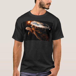 Camiseta Tartaruga da Terra planaTurtle FlatEarth