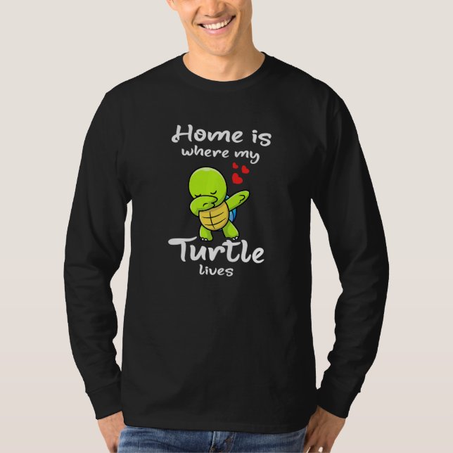Camiseta Tartaruga Dabbing Como Pet Dizendo (Frente)