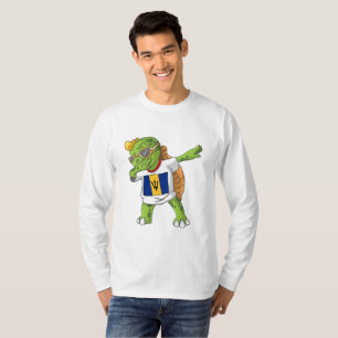 Camiseta Tartaruga Dabbing de Barbados