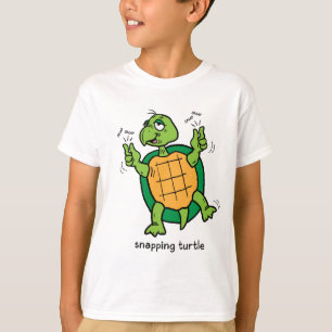 Camiseta tartaruga de agarramento