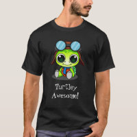 Tartaruga de Cartoon Gira-branca e Turim no Chapéu