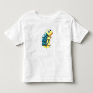 Camiseta Tartaruga de desenho engraçado 