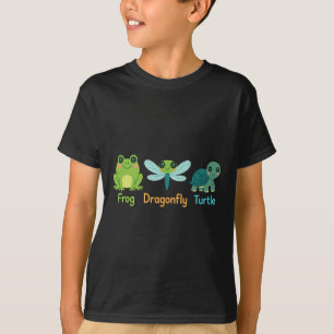 Camiseta Tartaruga de Dragonfly sapo Sutil