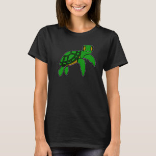 Camiseta Tartaruga De grafite Tartaruga De Grafite De Corte