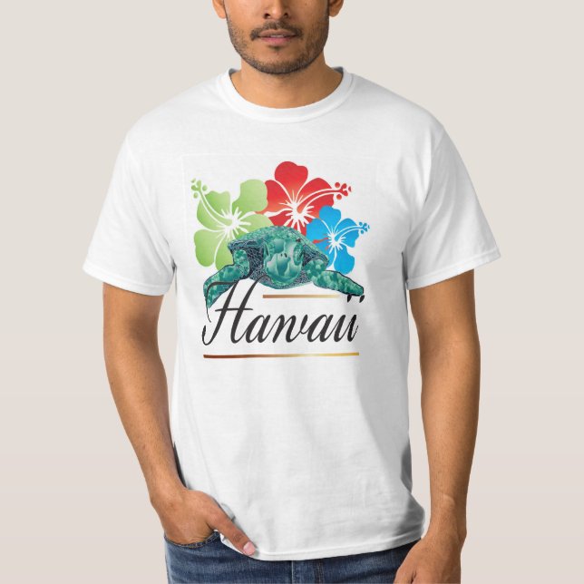 Camiseta Tartaruga de Havaí (Frente)