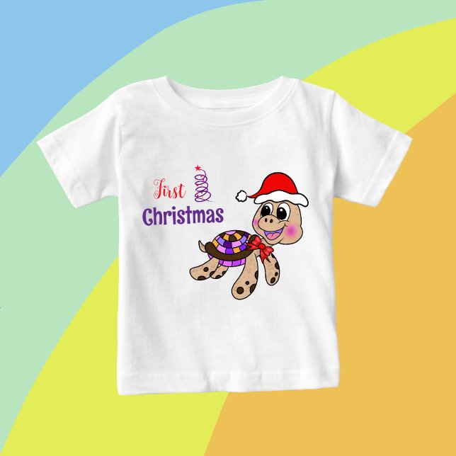 Camiseta Tartaruga de Natal (Criador carregado)