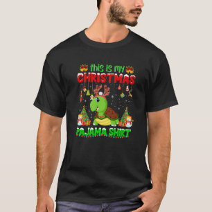 Camiseta Tartaruga de Natal Feia Sudorar Árvore Clara Xm