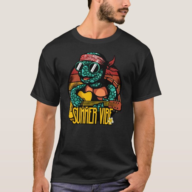 Camiseta tartaruga de verão (Frente)