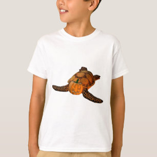 Camiseta Tartaruga do Dia das Bruxas engraçado