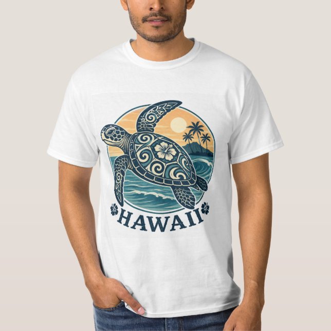 Camiseta Tartaruga do Havaí (Frente)