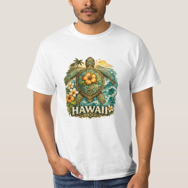 Camiseta Tartaruga do Havaí (Frente)