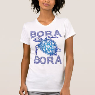 Camiseta Tartaruga-do-mar azul polinésia Bora Bora