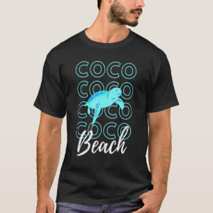 Camiseta Tartaruga do Mar da Flórida Coco Beach