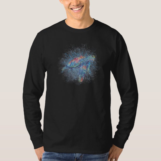Camiseta Tartaruga-do-mar de descoloração (Frente)