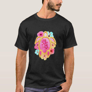 Camiseta Tartaruga do Mar de Honu, Havaí Tropical, Colorid