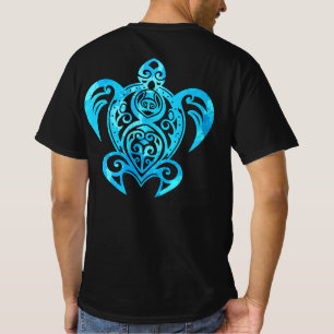 Camiseta Tartaruga do Mar do Havaí, de Tribal Azul