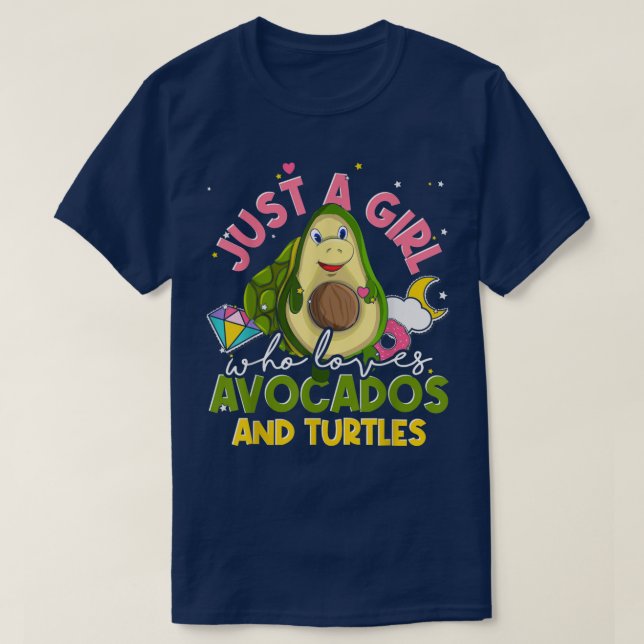 Camiseta Tartaruga-do-mar Raparigas Avocado Mulheres Oceana (Frente do Design)