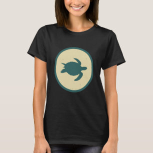 Camiseta Tartaruga-do-mar-retrô, Vintage, Oceano Selvagem