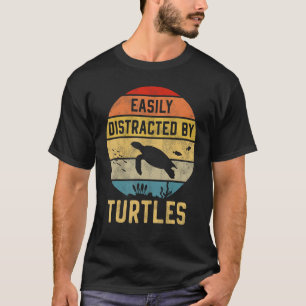 Camiseta Tartaruga-do-mar Tortoise Retro Vintage (distração