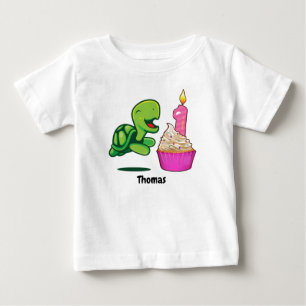 Camiseta Tartaruga do primeiro aniversario