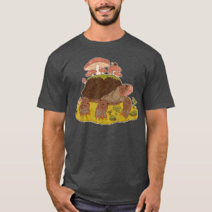Camiseta Tartaruga e Caracol de Cottagecore