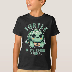 Camiseta Tartaruga é meu Animal Espírito Presente de Amante