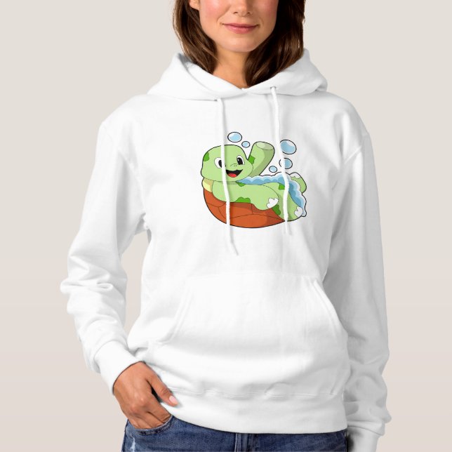 Camiseta Tartaruga em banho com espuma (Frente)