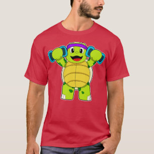 Camiseta Tartaruga em Fortaleza com Dumbbells