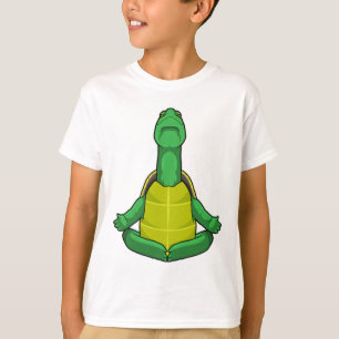 Camiseta Tartaruga em Meditação de Yoga