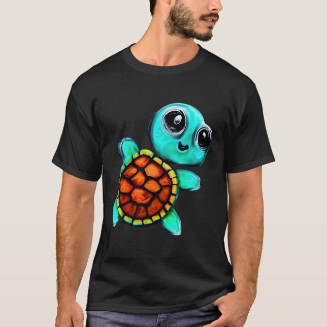 Camiseta Tartaruga Encáustica (Frente)