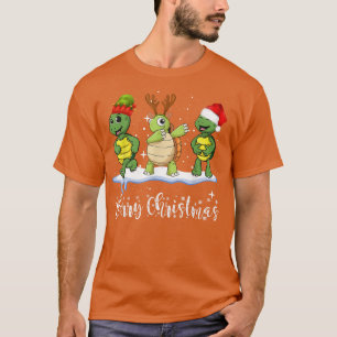 Camiseta Tartaruga Engraçada Noite Tartaruga de Natal San