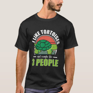Camiseta Tartaruga Eu Gosto De Torturas E Talvez Como 3 Pes