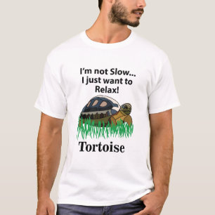 Camiseta Tartaruga Eu Só Quero Relaxar Animal Engraçado
