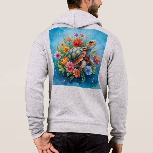 Camiseta Tartaruga Floral (Verso)
