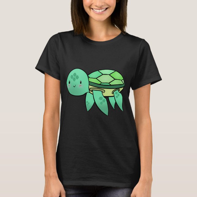 Camiseta Tartaruga fofa (Frente)
