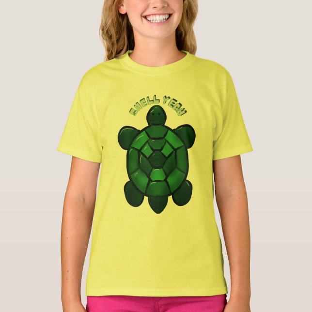 Camiseta Tartaruga Fofa Personalizada e Customizada (Frente)