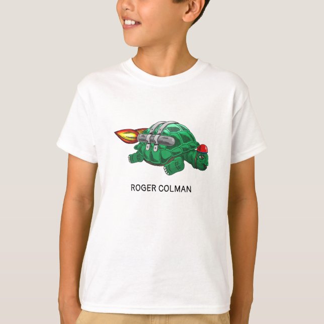 Camiseta Tartaruga Foguete (Frente)
