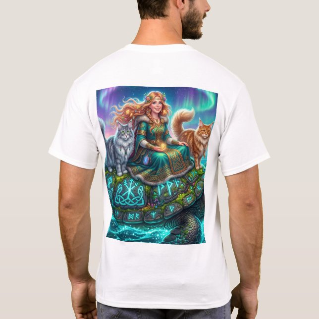 camiseta tartaruga infantil (Verso)
