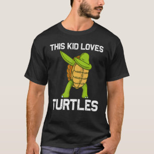 Camiseta Tartaruga legal Para Crianças Borrando Tortoise Do