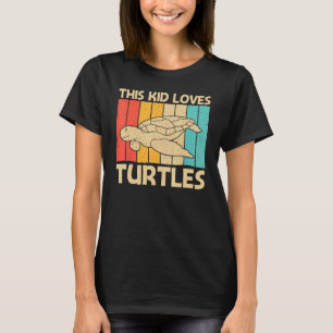 Camiseta Tartaruga legal Para Crianças Tartaruga Marinha An