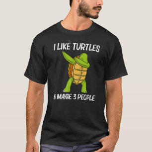 Camiseta Tartaruga legal Para Homens Dabando Da Tortura Mar