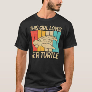 Camiseta Tartaruga legal Para Raparigas Tartaruga Marinha A