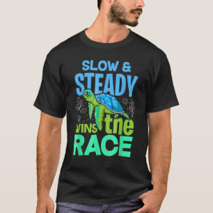 Camiseta Tartaruga Lenta E Firme Ganha A Corrida