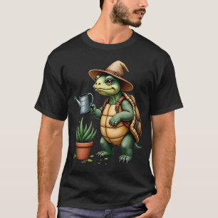 Camiseta Tartaruga Mal-Humorada Mãe de Planta Jardim Sucule