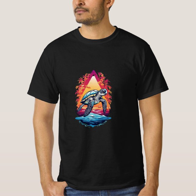 camiseta tartaruga marinha  (Frente)