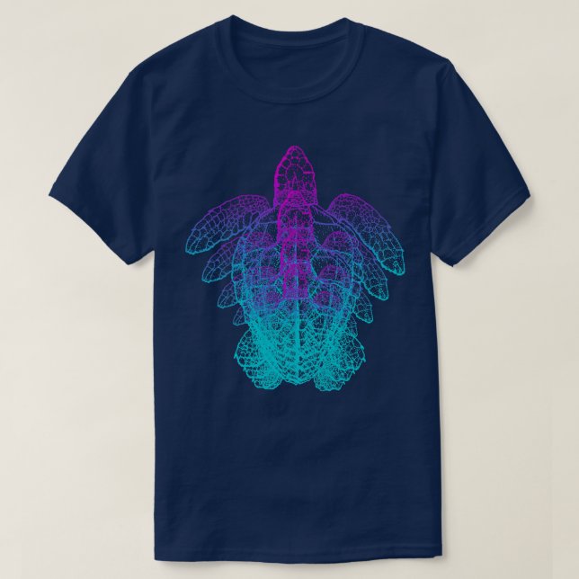 Camiseta Tartaruga marinha (Frente do Design)