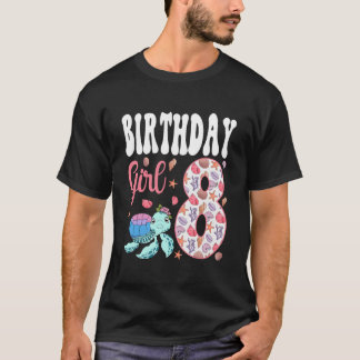 Camiseta Tartaruga Marinha 8º 8 Aquário do Oceano Aniversár