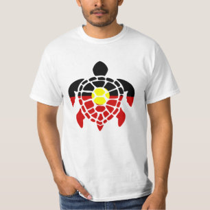 Camiseta Tartaruga Marinha Aborígene Australiana
