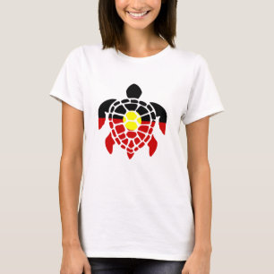 Camiseta Tartaruga Marinha Aborígene Australiana